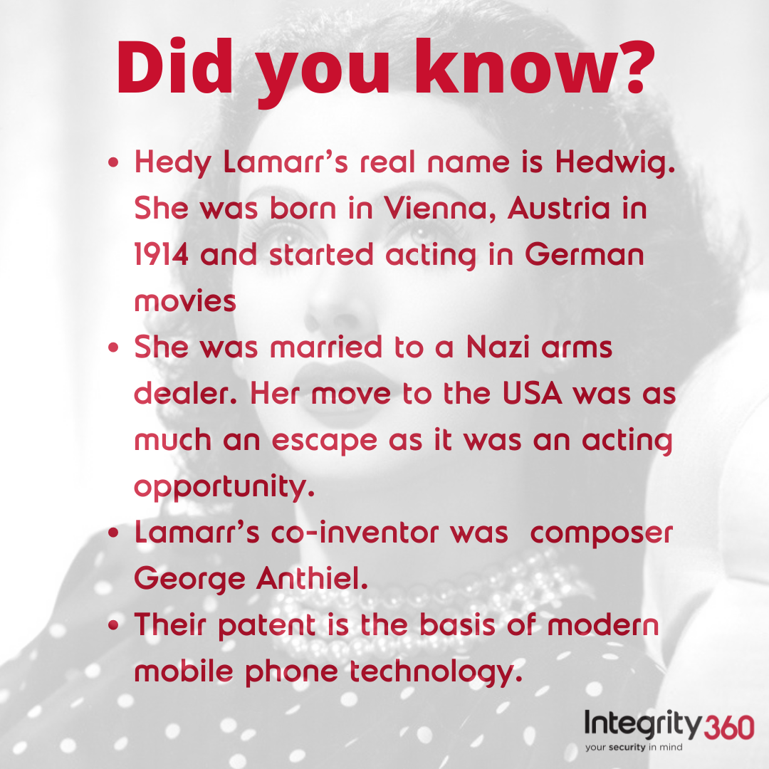 Did you know Hedy Lamar
