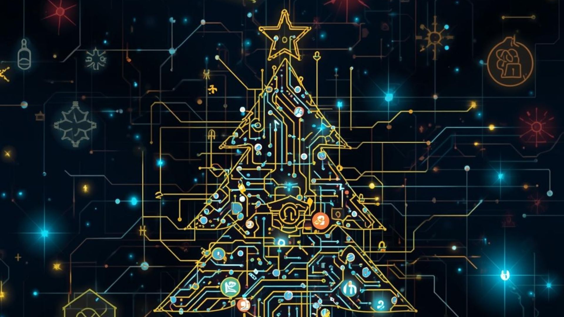 Cyber Chritmas tree